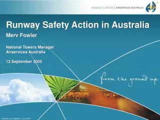 Runway Safety Action in Australia