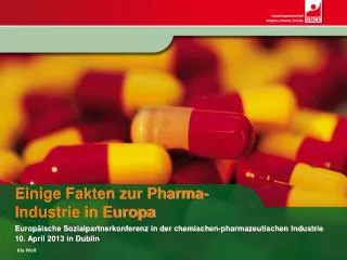 einige fakten zur pharma industrie in europa