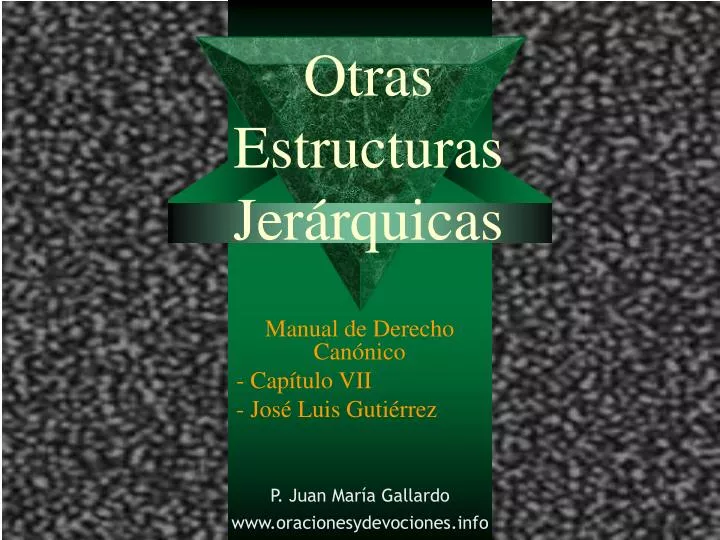 otras estructuras jer rquicas