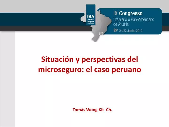 situaci n y perspectivas del microseguro el caso peruano