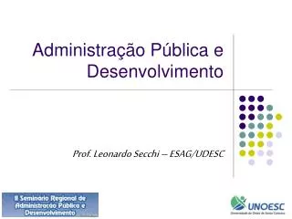 administra o p blica e desenvolvimento