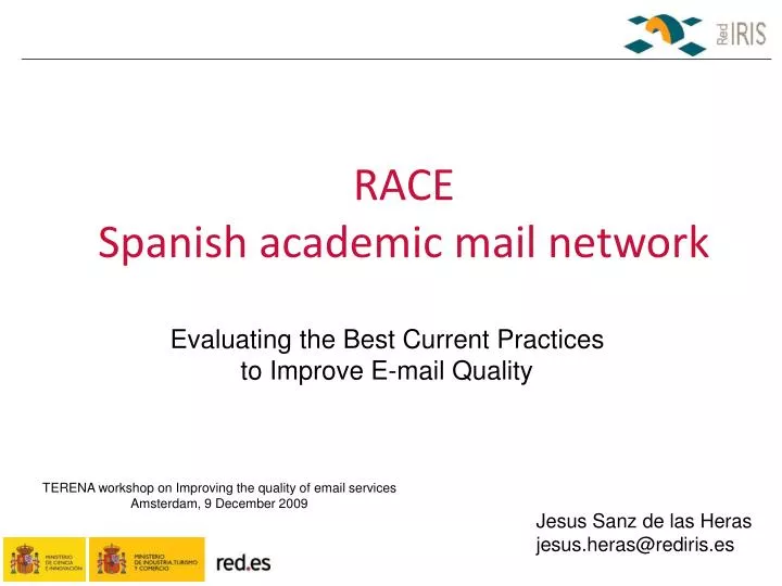 race spanish academic mail network