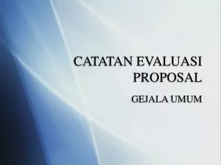 catatan evaluasi proposal