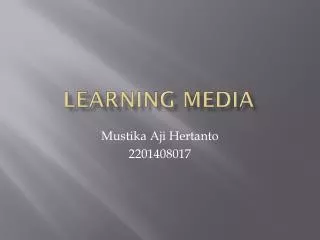 Learning Media