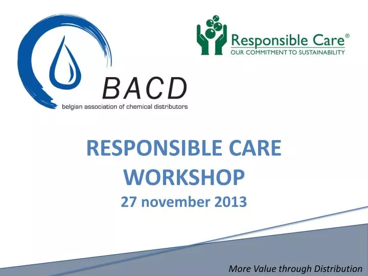 responsible care workshop 27 november 2013
