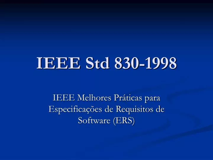 ieee std 830 1998