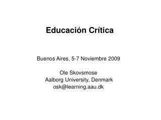 educaci n cr tica