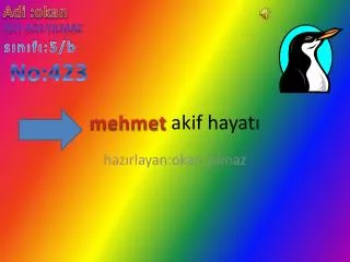 mehmet akif hayat