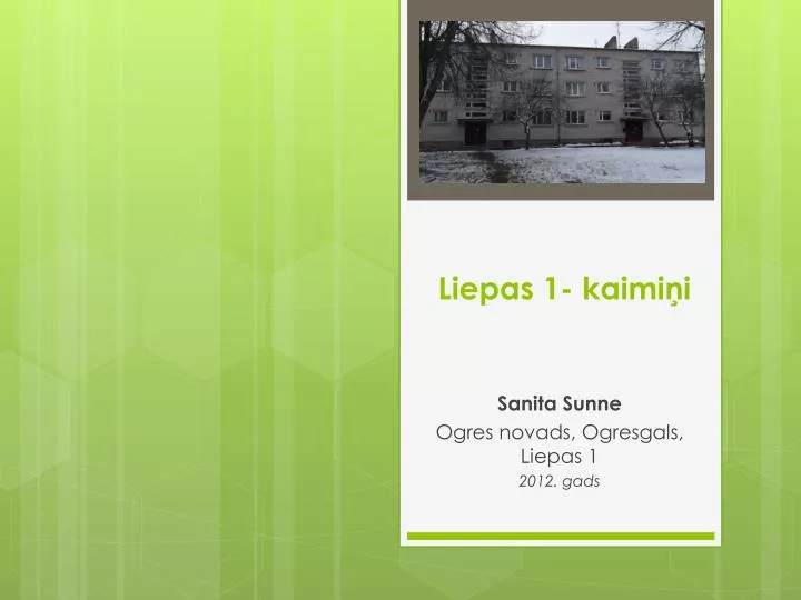 liepas 1 kaimi i