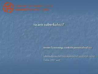 ra aris tuberkulozi
