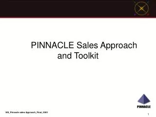 PINNACLE Sales Approach and Toolkit