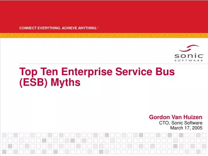 top ten enterprise service bus esb myths
