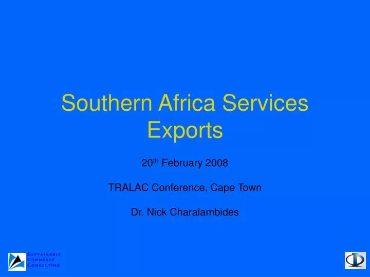 southern africa services exports