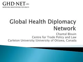 Global Health Diplomacy Network