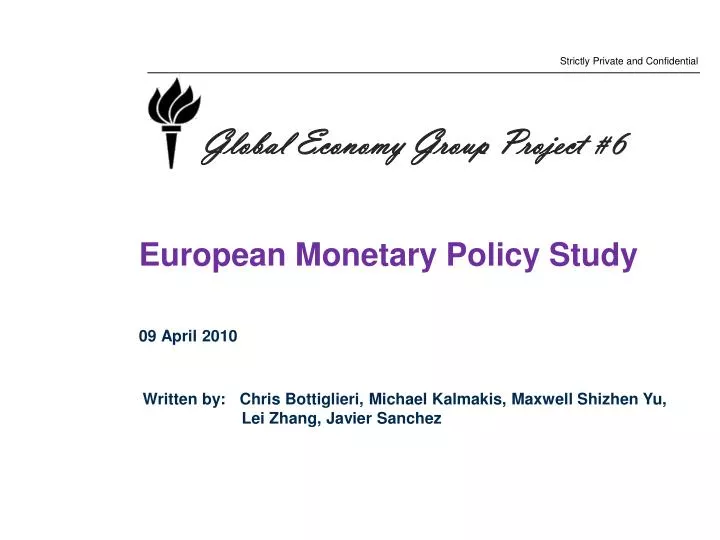 european monetary policy study