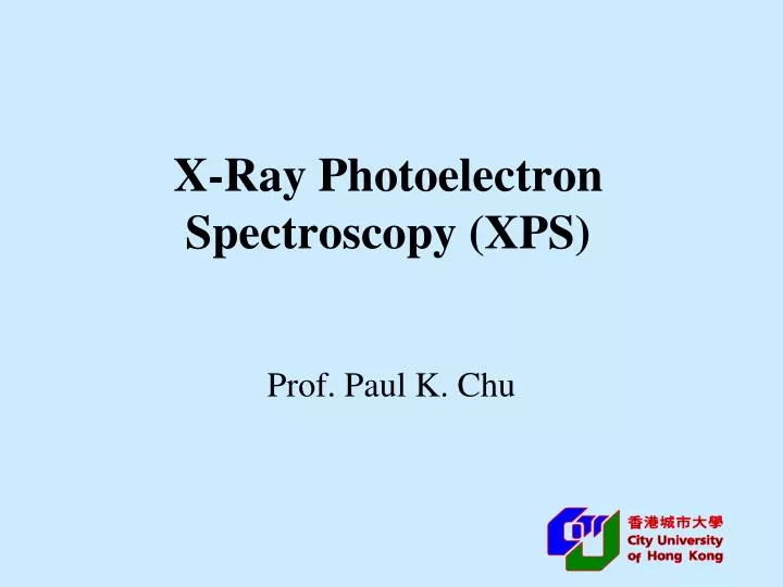 x ray photoelectron spectroscopy xps