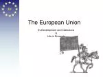 The European Union - slide 1