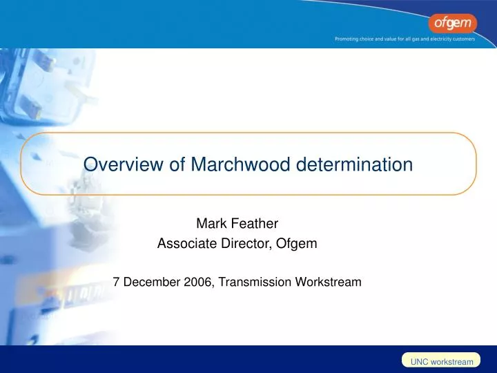 overview of marchwood determination