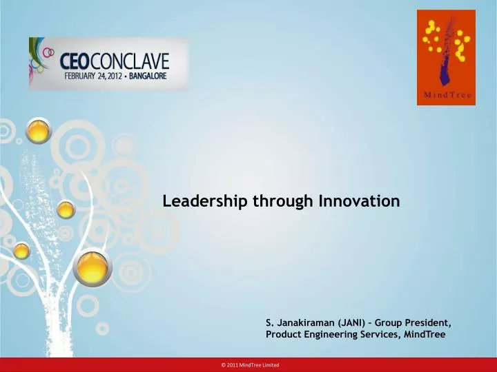 leadership through innovation