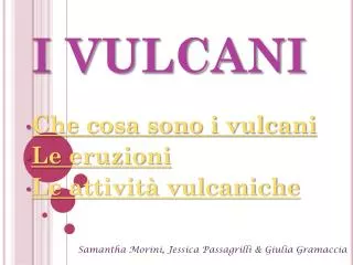 i vulcani