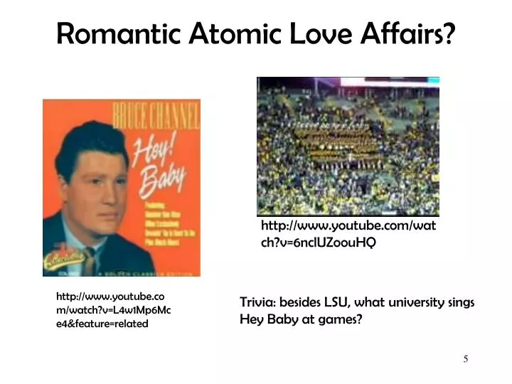 romantic atomic love affairs