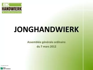 jonghandwierk