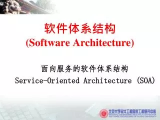 software architecture