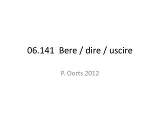 06 141 bere dire uscire