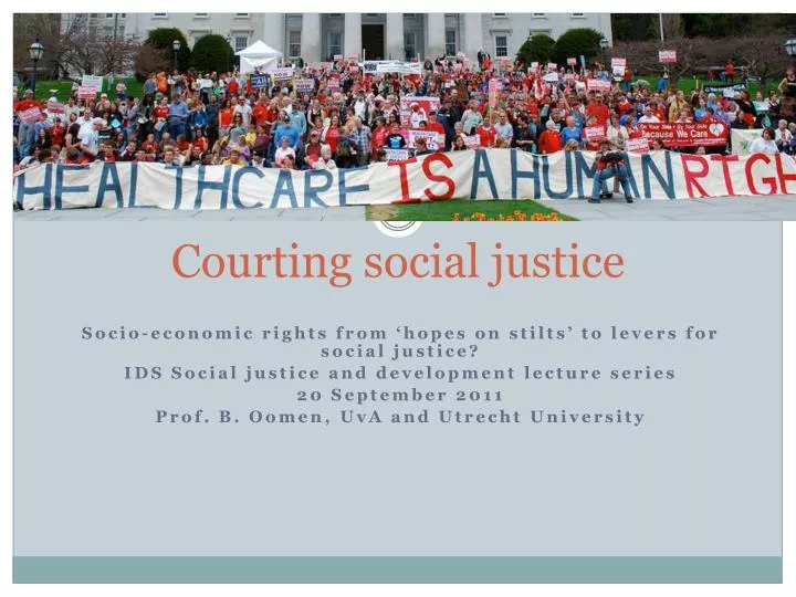courting social justice
