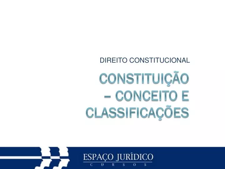 direito constitucional