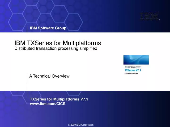 ibm txseries for multiplatforms distributed transaction processing simplified