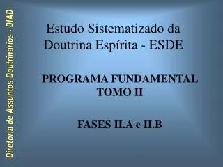 programa fundamental tomo ii fases ii a e ii b