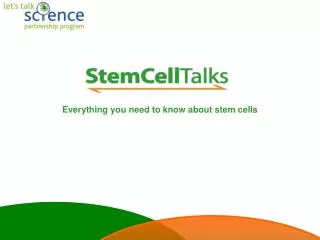 Everything you need to know about stem cells