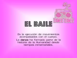 el baile