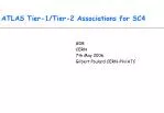 ATLAS Tier-1/Tier-2 Associations for SC4