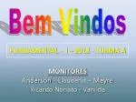 Bem Vindos - slide 1