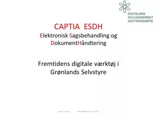 captia esdh e lektronisk s agsbehandling og d okument h ndtering