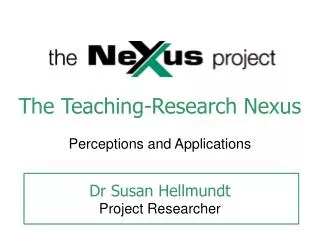 The Teaching-Research Nexus