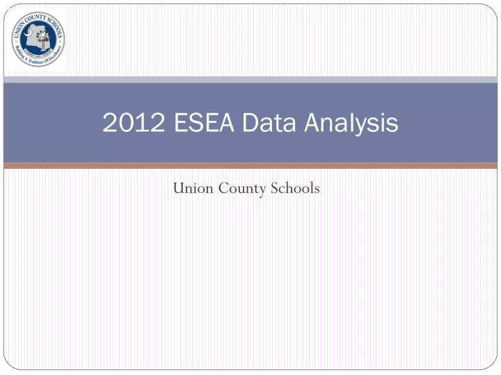 2012 esea data analysis
