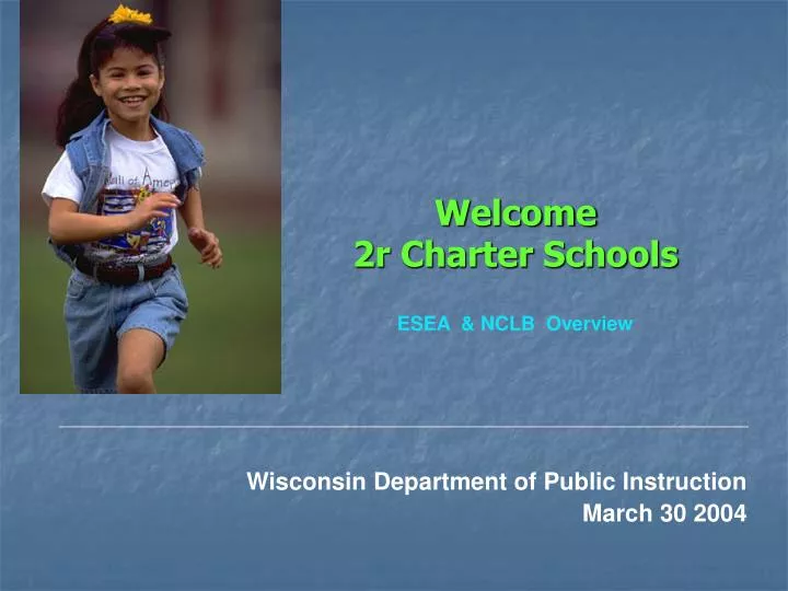 welcome 2r charter schools esea nclb overview