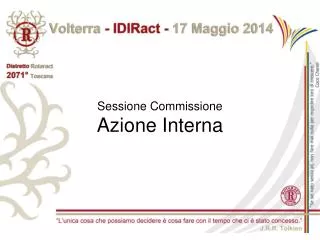 sessione commissione azione interna
