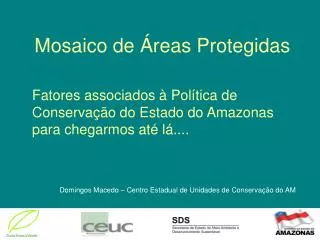 mosaico de reas protegidas