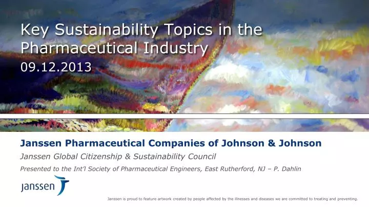 key sustainability topics in the pharmaceutical industry