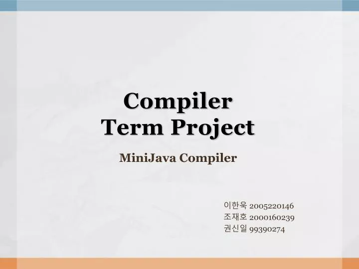 compiler term project