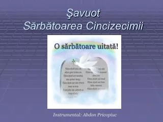 avuot s rb toarea cincizecimii