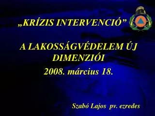 kr zis intervenci