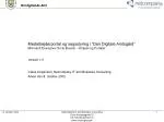 Medarbejderportal og sagsstyring i ”Den Digitale Amtsgård” - slide 1