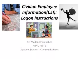 Civilian Employee Information(CEI): Logon Instructions