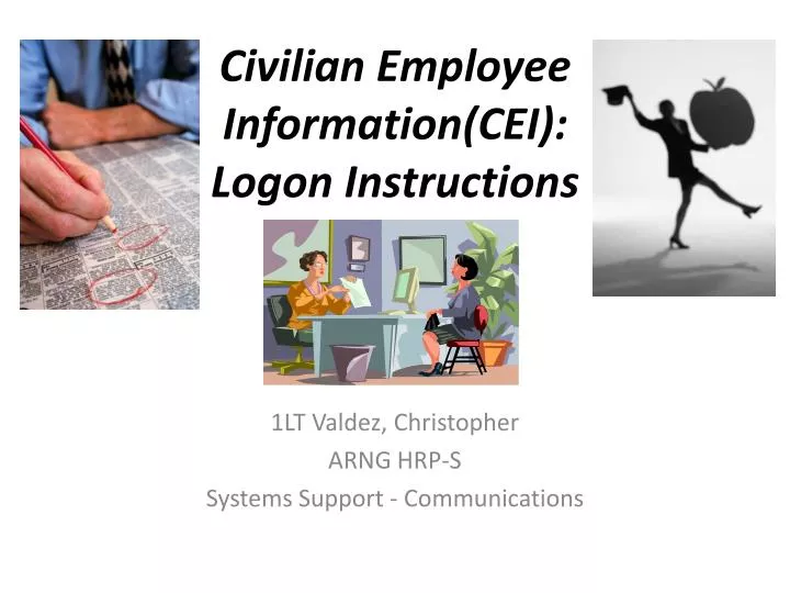 civilian employee information cei logon instructions
