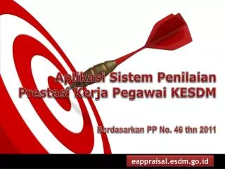 aplikasi sistem penilaian prestasi kerja pegawai kesdm